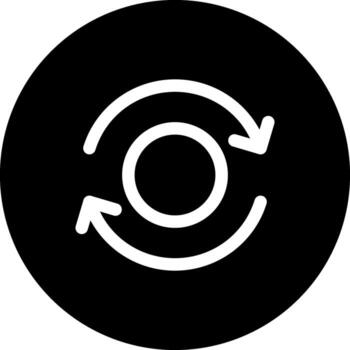 Recycle Dynamic Mobile App Symbol vector