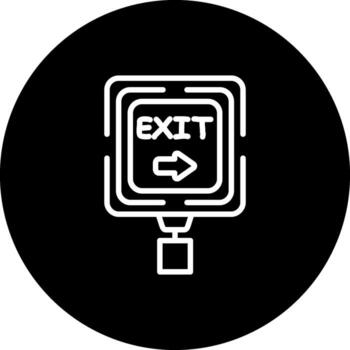 Next Exit High Quality Graphic Symbol vector
