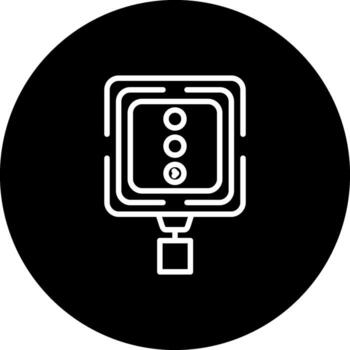 Right Turn Signal Custom Creative Visual Element vector