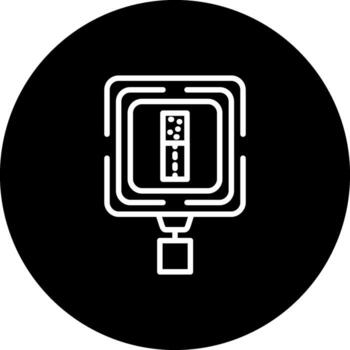 Pavement Ends Optimized Mobile App Design vector