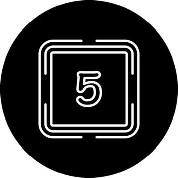 Counting Five Strong Branding Layout vector