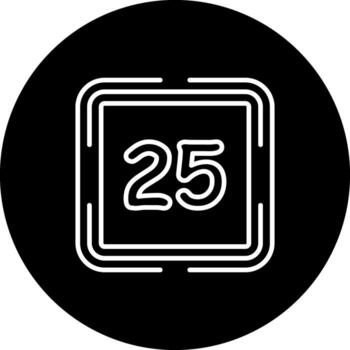 Counting Twenty Five Unique Product Design Symbol vector