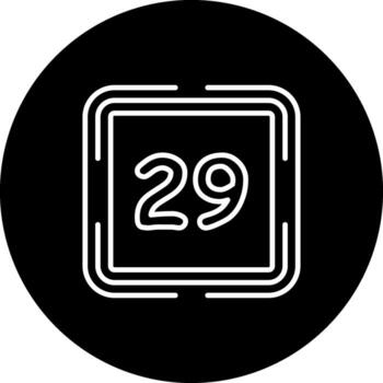 Counting Twenty Nine Refined User Interface Layout vector
