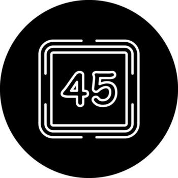 Counting Forty Five Futuristic Web Design Layout vector