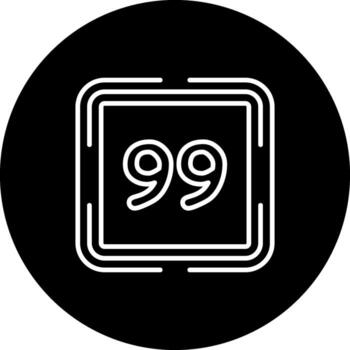 Counting Ninty Nine Dynamic Creative Design Layout vector