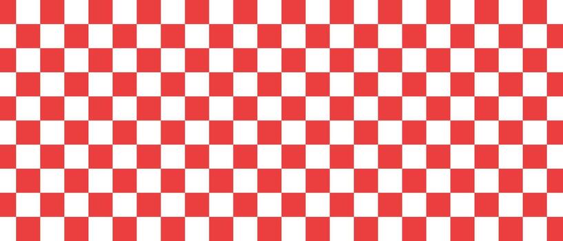 Checkerboard print red with white, Red squares in checkerboard pattern, Checkers line start rally race V vector