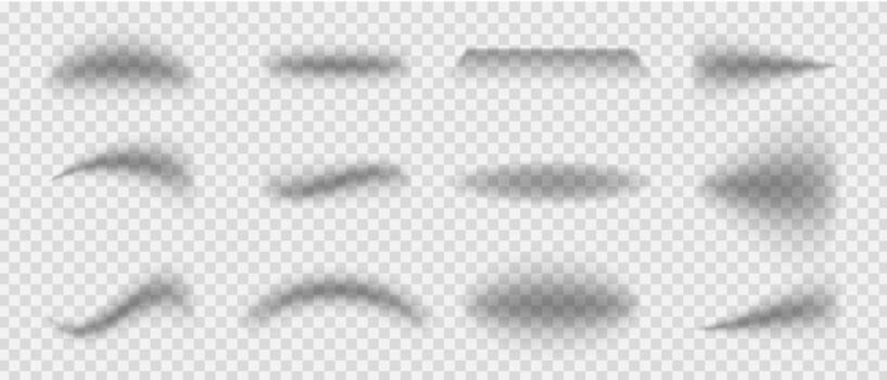 Gradient brushes for graphic design vector