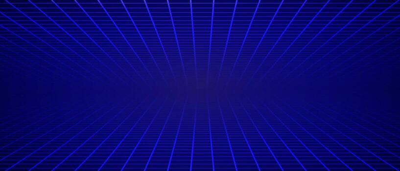 Blue grid pattern on dark background vector