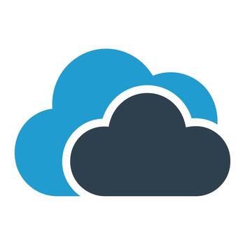 alta calidad ilustración de nube dos nubes ideal para imprimir, web, marca, embalaje, y social medios de comunicación diseños disponible en eps, ai y svg. vector