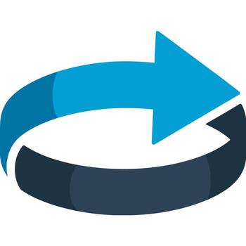 alta calidad ilustración de azul flecha apuntando ideal para imprimir, web, marca, embalaje, y social medios de comunicación diseños disponible en eps, ai y svg. vector