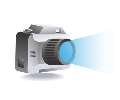 camera illustration for photography,content creation,and graphic design vector