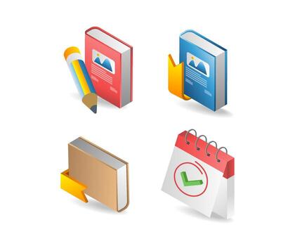 temática digital datos archivo libro símbolo haz ilustración vector