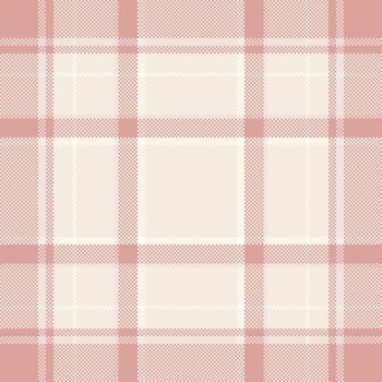 Hobby background pattern texture, workshop fabric tartan seamless. Strip check plaid textile in light and ivory colors. vector
