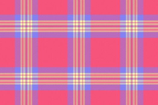 Suite tartan seamless background, sketch textile fabric check. Card texture plaid pattern in red and indigo colors. vector