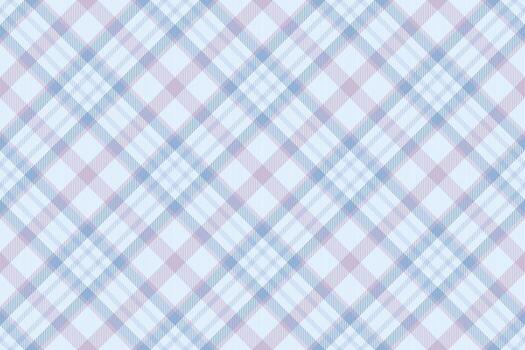 Gentle pastel plaid pattern in cool blues and soft pinks, perfect for backgrounds, textiles, or design elements. Seamless repeat adds versatility. vector
