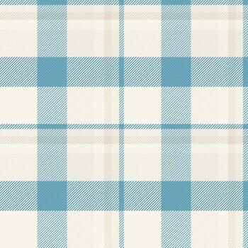 aislamiento antecedentes controlar, célula tela textil modelo. cuadrado textura tartán tartán sin costura en blanco y cian colores. vector