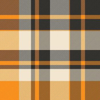 Classic plaid pattern in warm tones. Tartan fabric background with intersecting lines and checks. Suits designs needing tradition, style, or a fall feel. vector