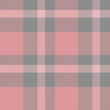 Subtle pink and grey plaid pattern. Perfect for textile design, fashion, or website backgrounds. Elegant and versatile, this seamless texture evokes a sense of calm and sophistication. vector