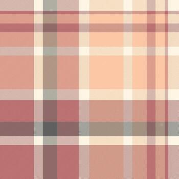 Soft plaid pattern in shades of rose, cream and gray. Ideal for backgrounds, textiles, or adding a touch of classic style to creative projects. vector