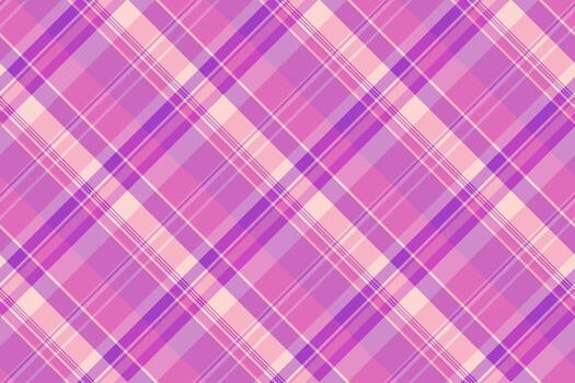 escaso modelo cheque sin costura, varios textil tartán tela. igual antecedentes tartán textura en magenta y ligero colores. vector