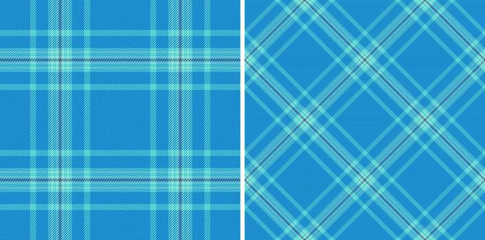 textil tartán cheque de sin costura antecedentes textura con un modelo tela tartán. conjunto en mar colores de simetría pañuelo de papel diseños vector