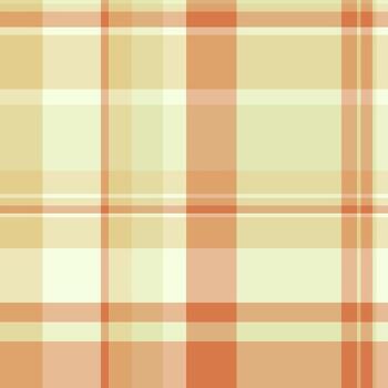 calentar tartán modelo. abstracto, geométrico diseño con intersectando líneas en suave beige y naranja tonos utilizar como un versátil antecedentes o textura. vector
