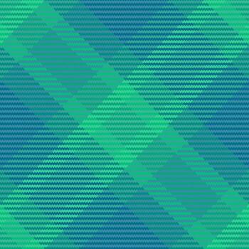 Ragged tartan plaid textile, diverse texture fabric background. Man seamless check pattern in teal and cyan colors. vector