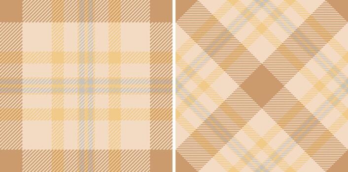 Texture background plaid of fabric pattern with a check seamless textile tartan. Set in fall colors. Valentine day celebration ideas. vector