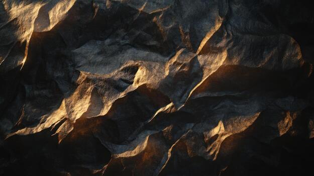 Crinkled paper texture photo