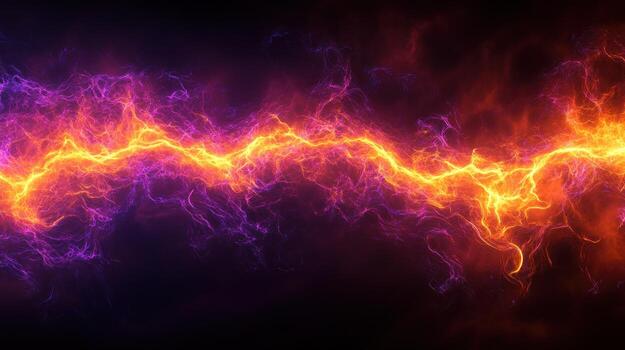 Abstract energy flows in vibrant hues photo