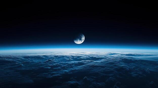 Cosmic view of Earth's atmosphere photo