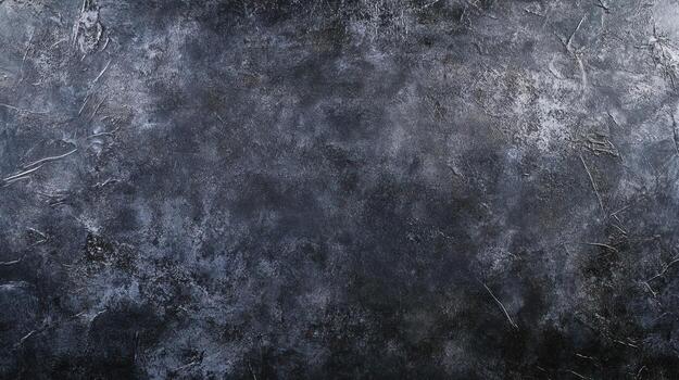 Dark, textured background with mottled grey and black tones, showing a rough, possibly metallic or stone-like surface with varied shading and subtle linear patterns photo