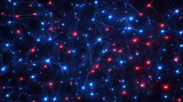 resumen red de brillante puntos foto