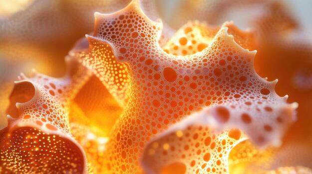 Abstract, textured, organic forms photo