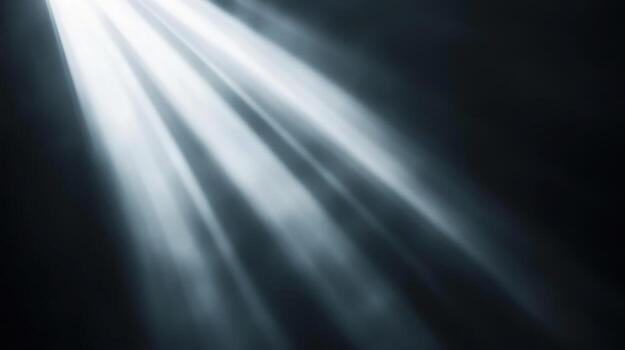 Light rays emanating from a spotlight photo