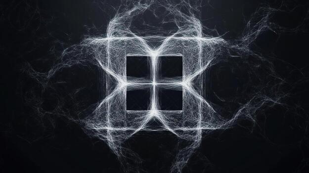 resumen diseño de un similar a una web modelo rodeando un central cuadrado foto