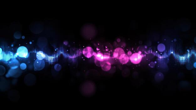 Abstract sound wave graphic with vibrant colors photo