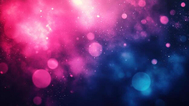 Abstract vibrant bokeh background photo