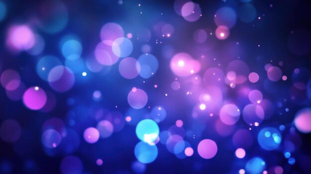 Abstract bokeh display of vibrant colors photo