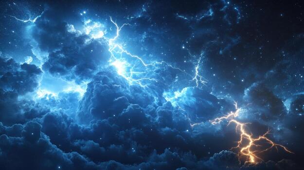 Cosmic storm clouds photo