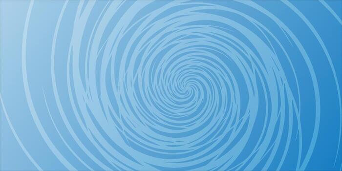 Abstract Blue Swirl Pattern with Dynamic Spiraling Lines. vector