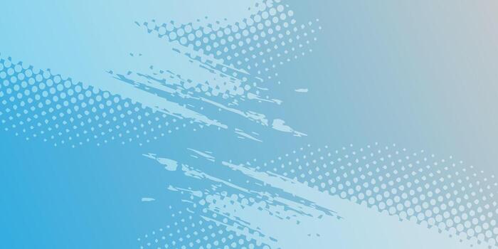 resumen azul trama de semitonos modelo con cepillo golpes diseño elemento. vector