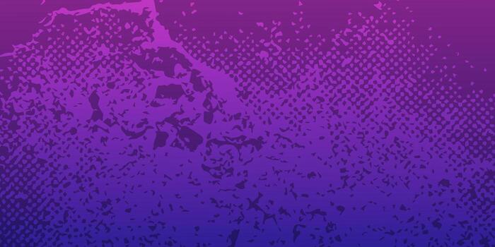Abstract Purple Gradient with Textured Dotted and Jagged Shapes. vector