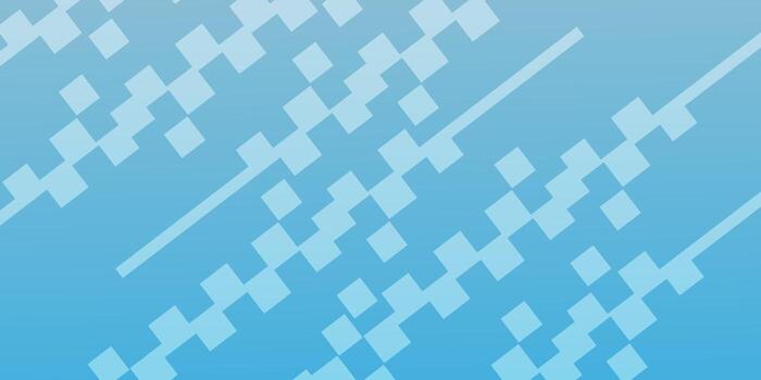 Abstract Blue Pixelated Pattern with Diagonal Lines and Gradient. vector