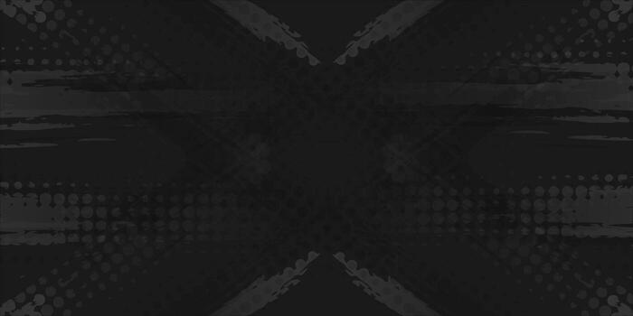 oscuro grunge trama de semitonos textura con cepillo golpes y cruzar modelo. vector