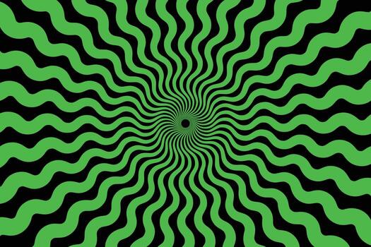 Swirl Retro Backgrounds. Groovy Spiral Burst. Abstract Radial Sun Rays with Waves. vector