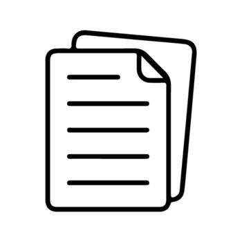 archivo icono. para móvil concepto y web diseño en blanco antecedentes vector