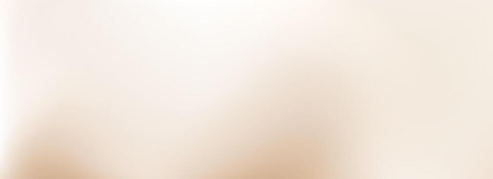 Light beige smooth gradient background. Soft cream liquid satin wallpaper. Subtle nude silk texture for banner, flyer, presentation. Delicate tan plain surface. Abstract blurred backdrop cover vector