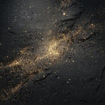 Cosmic dust cloud with galactic center photo