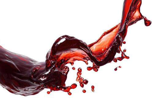 Red wine splash photo